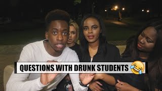 TRICK QUESTIONS WITH DRUNK STUDENTS PART 1 [upl. by Amehsyt609]