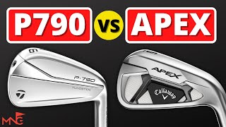 TAYLORMADE P790 vs CALLAWAY APEX 21 IRON [upl. by Jillene]