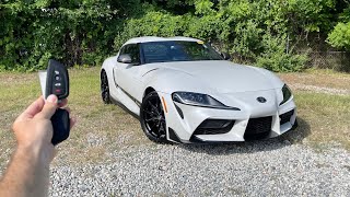 2024 Toyota Supra 45th Anniversary Edition Start Up Exhaust Test Drive Walkaround POV and Revie [upl. by Kerat]