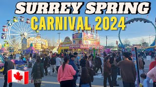 🇨🇦 Surrey Guildford Town Centre Spring Carnival 2024  Surrey BC Canada  Vancouver Vlog [upl. by Nair911]