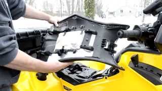 CanAm G2 Outlander ATV  A look quotunder the hoodquot [upl. by Nolyak]