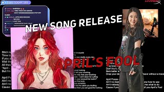 Fuslie REVALS a new SONG APRILS FOOL [upl. by Burrows]