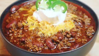 Simply Delicious Chili Recipe [upl. by Nivrek985]