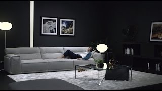 Natuzzi sofas  DORIAN Natuzzi Italia sofa [upl. by Aetnuahs]