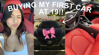 BUYING MY FIRST CAR car decor cleaningorganizing and car tour [upl. by Ennyrb]