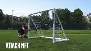 HOW TO Setup the QUICKPLAY QFOLD Goal 6x4ft [upl. by Asemaj]