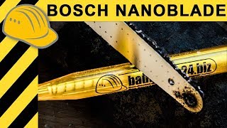 KLEINSTE KETTENSÄGE DER WELT Bosch Nanoblade Test Easycut 12 TEST [upl. by Ennahs498]