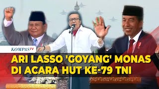 FULL Meriah Ari Lasso Sukses Goyang Monas di HUT ke79 TNI Jokowi hingga Warga Turut Bernyanyi [upl. by Zebaj880]