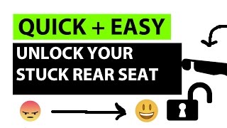 How to Unlock Your Stuck Rear Seat in Seconds [upl. by Sheng]