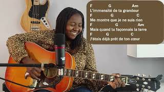 Limmensité de ta grandeur  Toi seul es digne  Tutoriel guitare [upl. by Nagard]