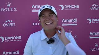 Lauren Coughlin Saturday Flash Interview 2024 The Amundi Evian Championship [upl. by Haddad]