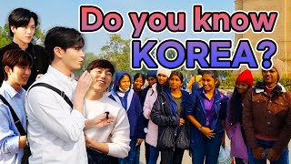 DO YOU KNOW KOREA We asked Indian people again [upl. by Arammat402]