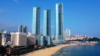 Haeundae beach 2nd shoot  Busan DJI Mini 2 SE [upl. by Rayburn]