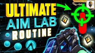 Ultimate AIMLAB Training for PERFECT AIM in Valorant HARD Radiant Routine  PRO Guide by FPS Coach [upl. by Roselin]