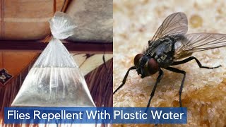 Flies Repellent With Plastic Filled With Water [upl. by Rabi]