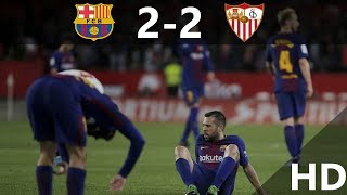 Barcelona VS Sevilla 22 All Goals Highlights 31032018 HD [upl. by Oivlis]