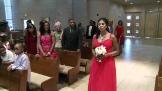 St Marguerite dYouville Parish Church Wedding  Nigerian Wedding Processional [upl. by Ellimak]