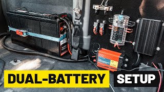 Ford Ranger 170Ah DualBattery Setup REDARC STEDI amp Lightforce [upl. by Ayotl]