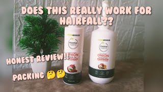 Mama organic Onion shampoo and onion hair oil  honest review [upl. by Marlo209]