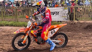 Jeffrey herlings took the win at hawkstone international ✊🏻💨 hawkstone motocross worldchampion [upl. by Butta140]