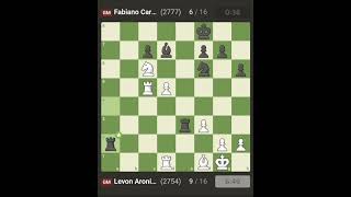 Levon Aronians Brilliant Victory Over Caruana in Game 9 🏆  Grand Chess Tour 2024 chess [upl. by Jabe192]