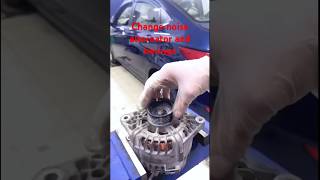 Change bering engine alternatorتبدیل رمان دينمو مكينهshortvideoautomobileelectricianrepair [upl. by Adin]