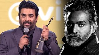 Madhavan Dedicating His Award To Vijay Sethupathi After Winning Best Actor Award [upl. by Morehouse]