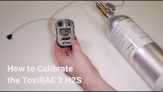 ToxiRAE 3 H2S  How to Manually Calibrate Expert Tips [upl. by Herriott757]