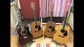 KYairi YW800G amp YW1000 amp YW600 sound comparison Brazilian Rosewood Guitars [upl. by Chevalier]