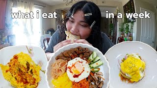 what I eat in a week easy recipes to make [upl. by Sucramal]