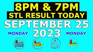 8pm and 7pm STL Result Today September 25 2023 Monday Visayas and Mindanao [upl. by Liarret978]