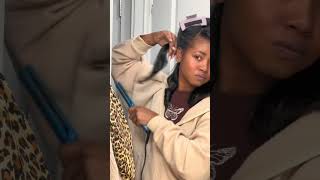 How to touch up your silk press silkpress naturalhairstyles [upl. by Letram]