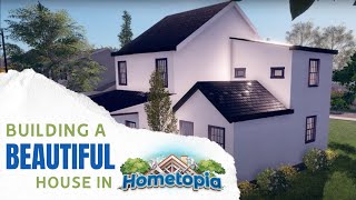 Building a BEAUTIFUL HOME in HOMETOPIA PC game [upl. by Larimer]