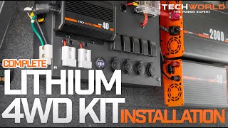 iTechworld COMPLETE Lithium 4WDCaravan Kit  Overview  Installation [upl. by Ocsinarf]