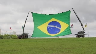 Dia da Bandeira  Salve lindo pendão da esperança [upl. by Suoivatco]