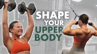 INSANE UPPER BODY WORKOUT FOR WOMEN  Krissy Cela [upl. by Rehpotsyrhc903]