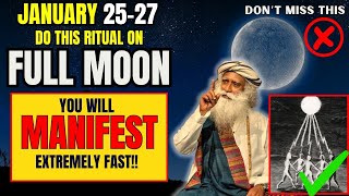 ✅Full Moon January 2024 Ritual  Manifest Anything Extrememly Fast💛  Leo Full Moon 2024 [upl. by Oirevlis757]