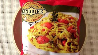 Trader Joes Linguine with Pesto amp Tomatoes Review [upl. by Camille]