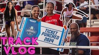 TRACK VLOG  NCAA REGIONALS  ALEXAS STATE MEET  ALEXA BREAKS THE SCHOOL RECORD  YELLE ADAMS [upl. by Jona]