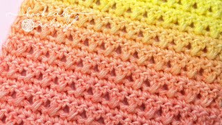 Crossed Double Crochet Stitch  Crochet Tutorial [upl. by Anniahs71]