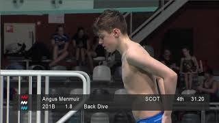 Boys A 3m  Eindhoven Diving Cup 2019 [upl. by Anatnom]