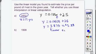 Linear Interpolation vs Linear Extrapolation [upl. by Euphemia]