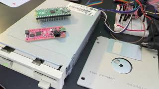 Crossplatform interfacing hardware for floppy disks part 8  PINK TIME [upl. by Baram773]