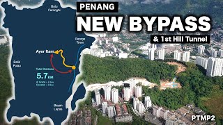 NEW BYPASS Penang 5 minutes to reach Ayer Itam from LCE Highway [upl. by Ezmeralda]