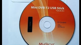 GENIATECH MyGica USB ТВтюнер T230C dvbt2 DVBC на RKA701 [upl. by Ortensia698]