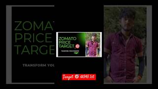 Zomato price Target 🎯 Zomato shares Zomato Target set zomato zomatosharetarget marketprices [upl. by Camilia741]