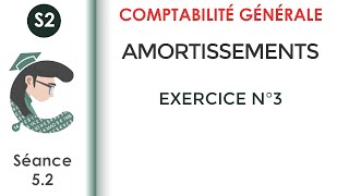 Les amortissements exercice corrigé N°3 LaComptabilitégénérale2 [upl. by Okomot]