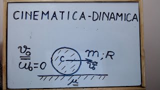 CINEMATICA  DINAMICA  FISICA 1  ROTOLAMENTO PURO ESERCIZIO NR 28  Vladimir KOSTURI [upl. by Atelokin]