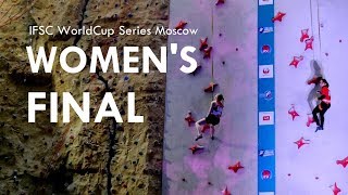 IFSC WorldCup Series Moscow  WOMENS FINAL [upl. by Pease]