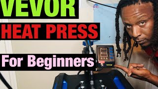 VEVOR 8 in 1 Heat Press for Beginners  VinylTemperature  weeding tools [upl. by Eirojram]